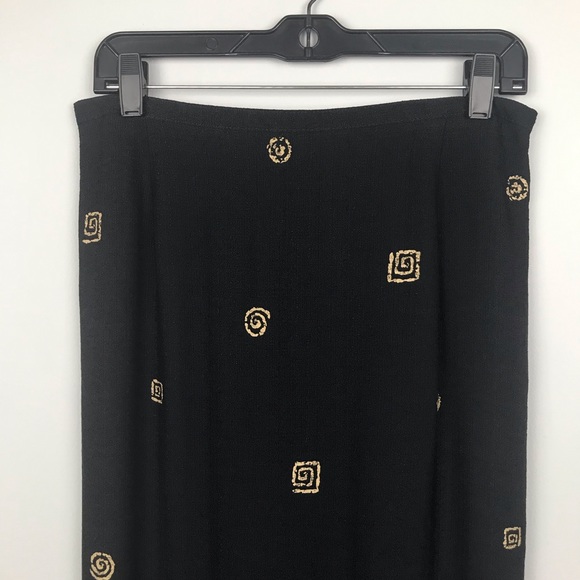 Alfred Dunner Black Safari Skirt Pull On - Picture 2 of 8
